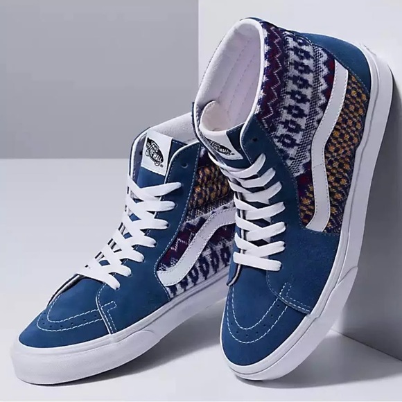 NWT Vans Fair Isle Sk8 Hi - size 5W 3.5M - Picture 5 of 6